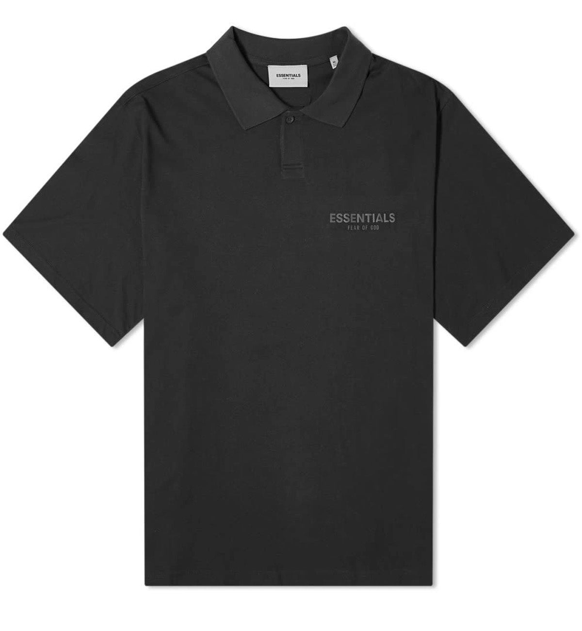 Fear Of God Essentials Short Polo Shirt (Black)