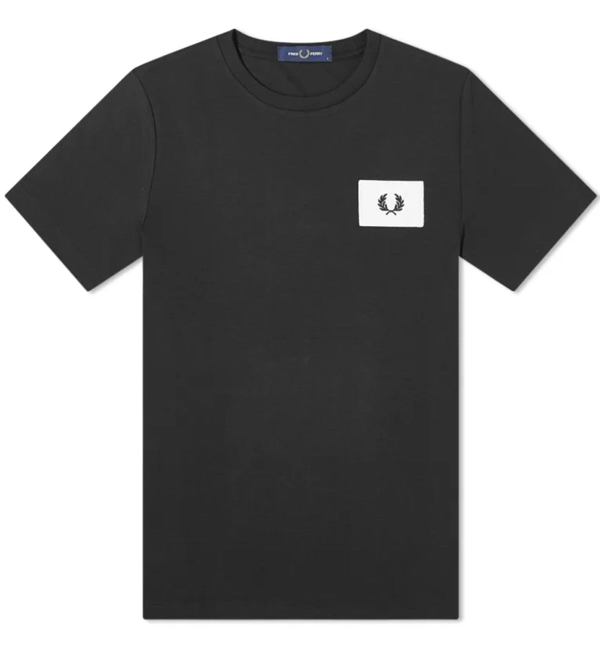 Fred Perry Acid Bright Logo T-Shirt (Black)