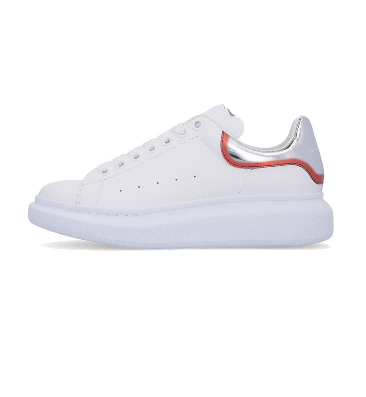 Alexander McQueen Men's Metallic Tab Oversized Sneakers