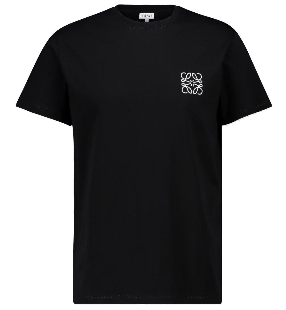 Loewe Anagram Embroidered T-Shirt (Black)