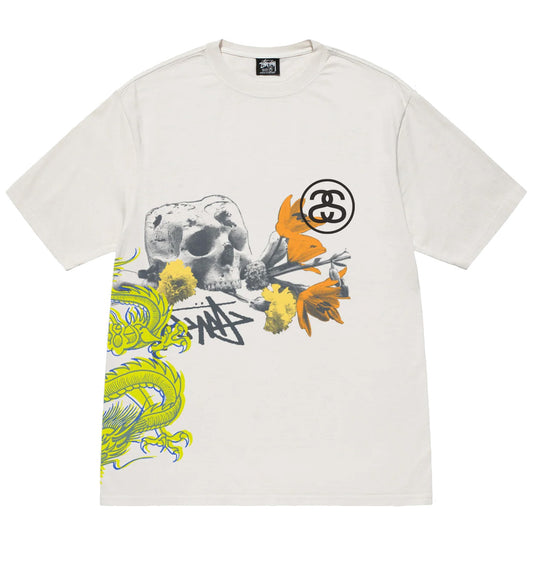 Stussy Strike Tee Pigment Dyed (White)