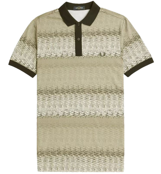 Fred Perry Subculture Waves Polo Shirt