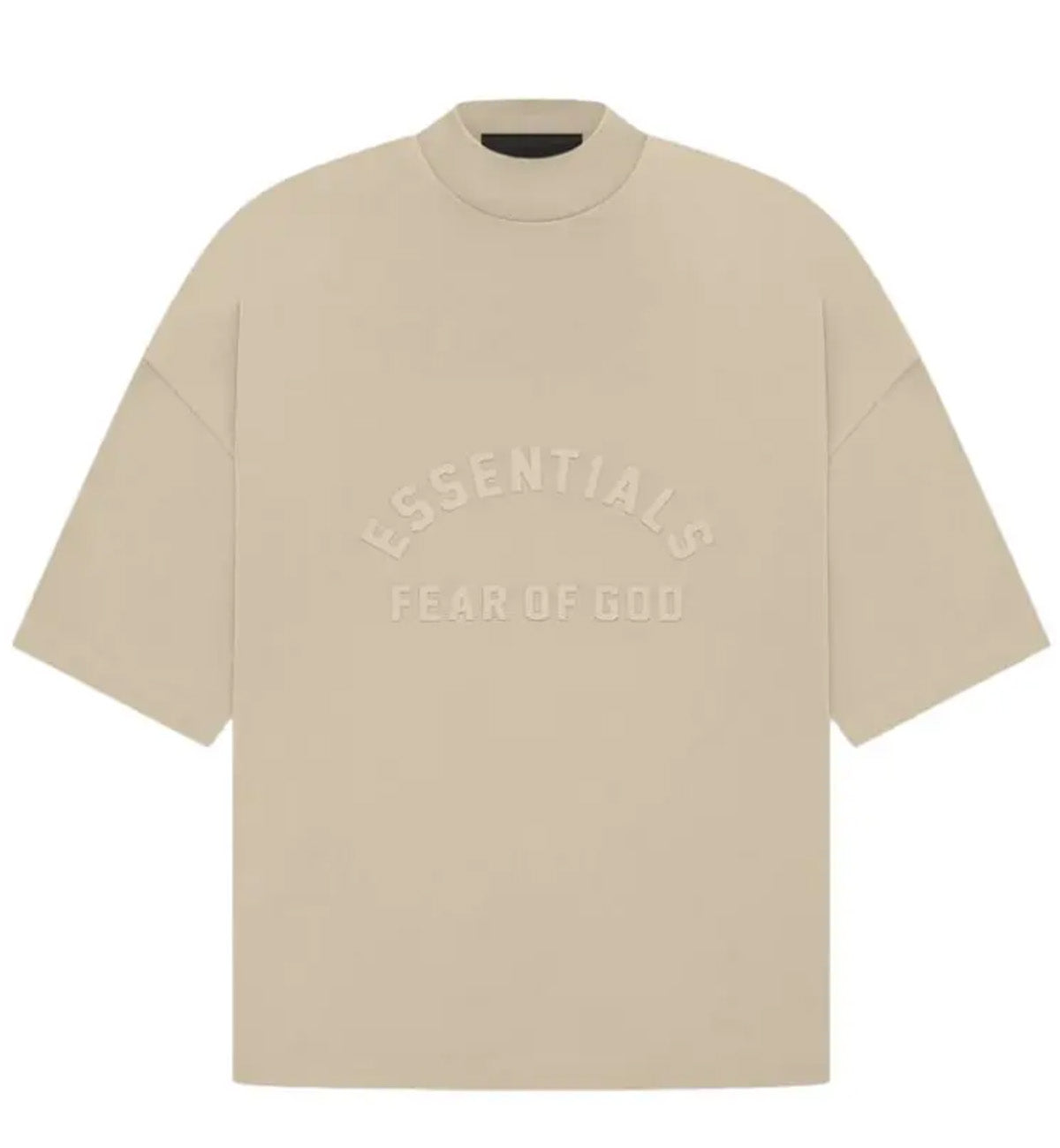 Fear of God Essentials SS23 Bonded Logo Dubai Exclusive Tee (Dusty Beige)