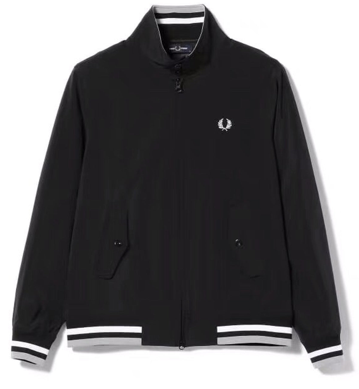 Fred Perry Swing Top Jacket Windbreaker (Black Grey)