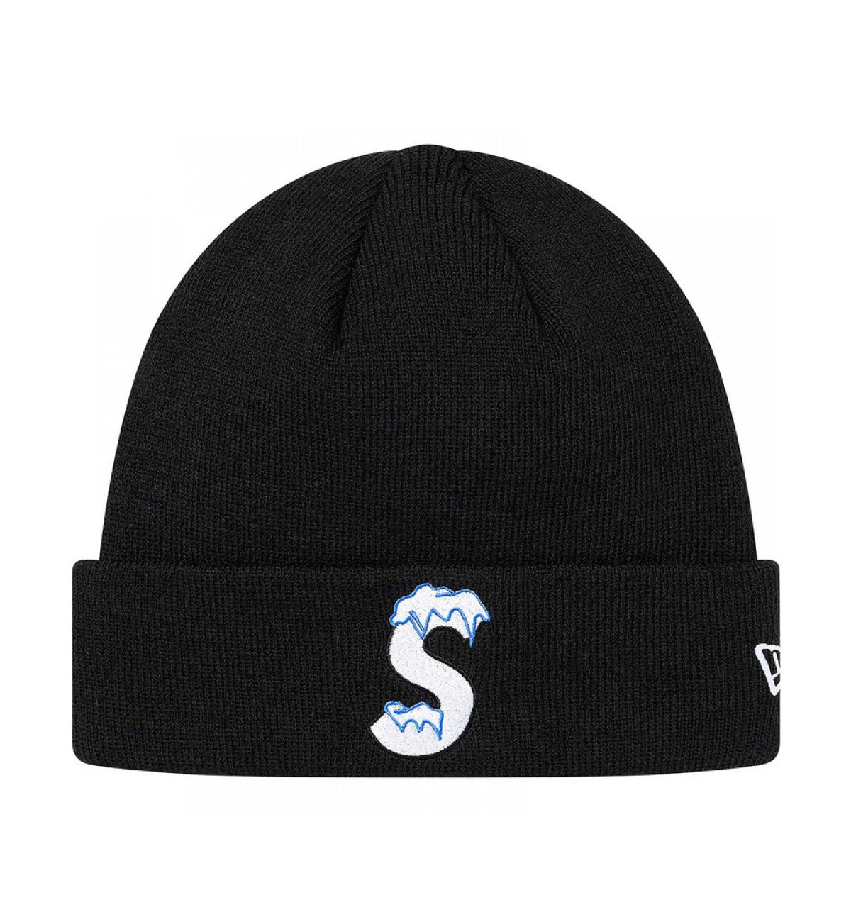 Supreme x New Era S Wording Beanie (Black)