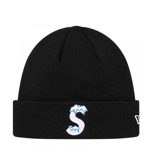 Supreme x New Era S Wording Beanie (Black)