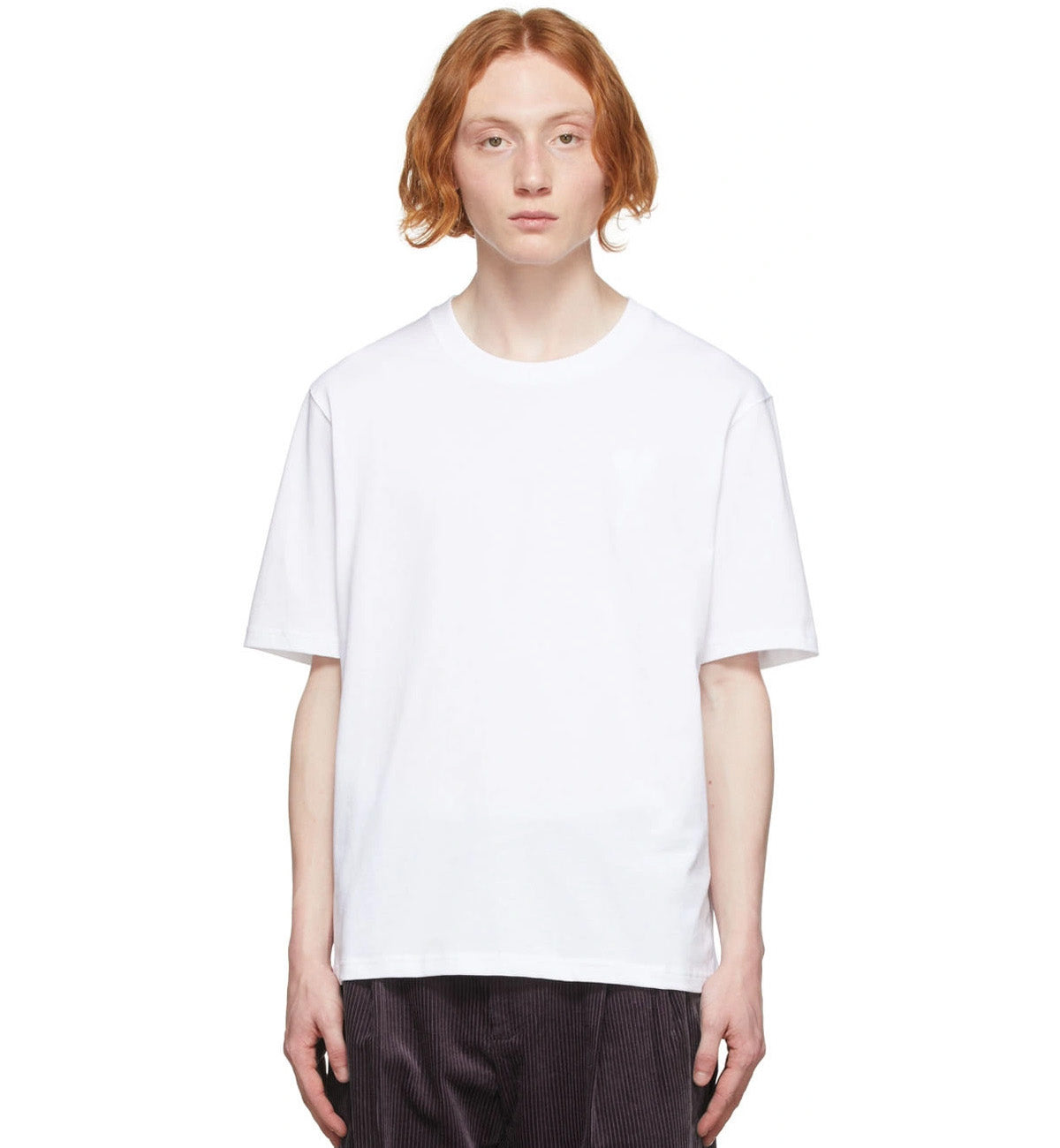 Ami de Coeur Embroidered Heart T-shirt (White)