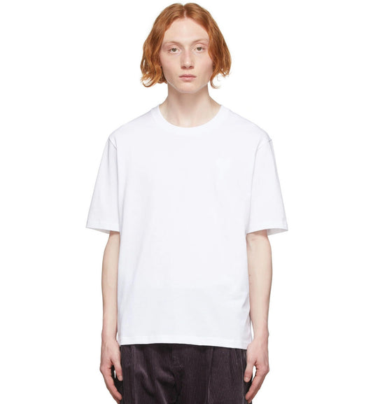 Ami de Coeur Embroidered Heart T-shirt (White)