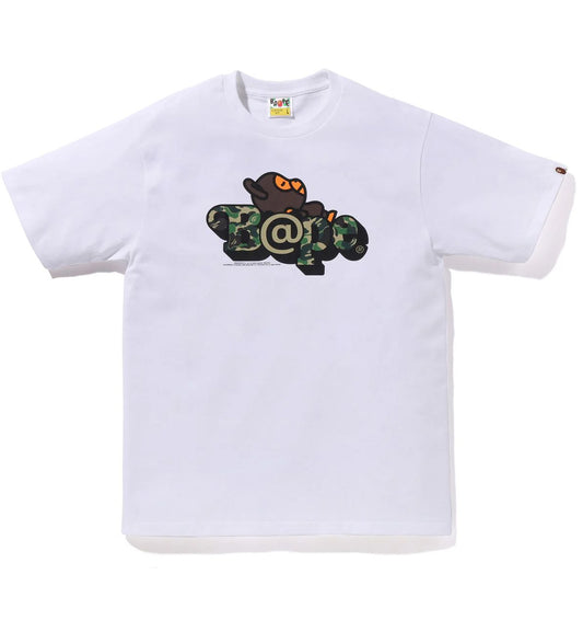 Bape Baby Milo Sleeping T-Shirt (White)