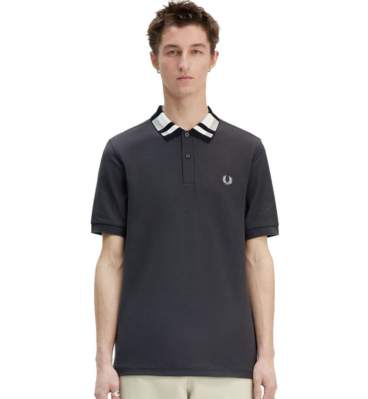 Fred Perry Chequerboard Collar Polo Shirt