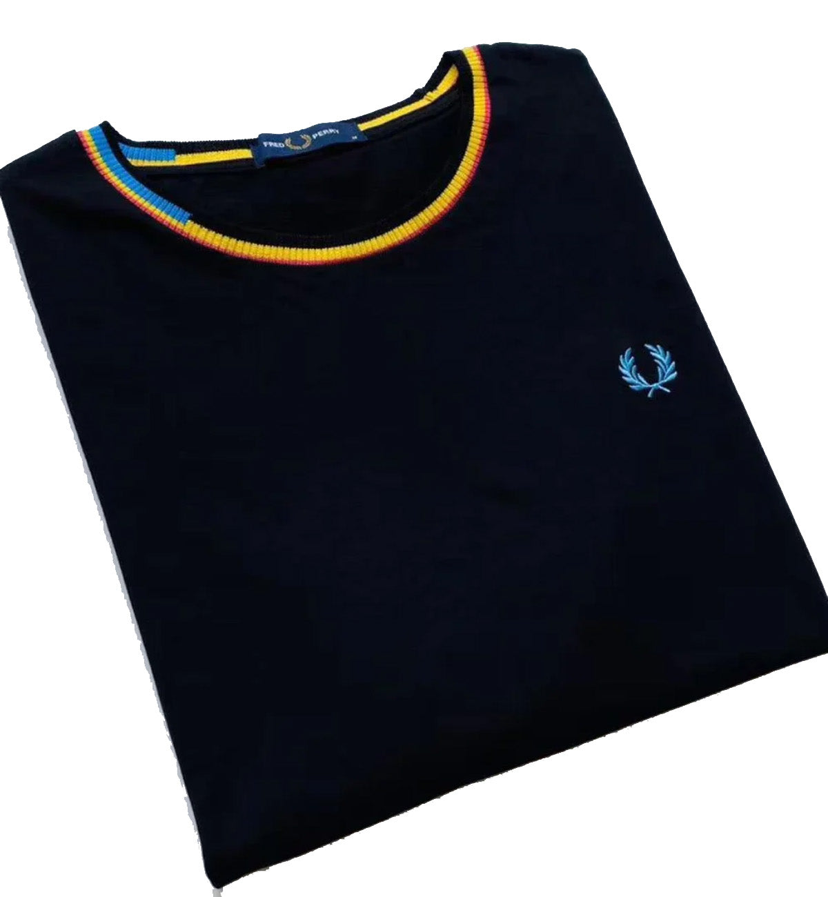 Fred Perry Gradient Twin Tipped T-Shirt (Black)