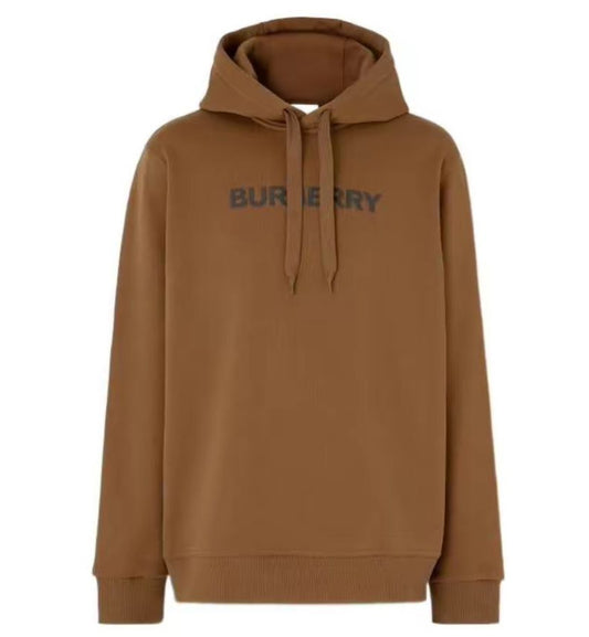 Burberry Logo Hoodie (Brown)