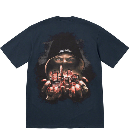 Supreme Week 7 Fighter T-shirt FW23 (Navy)