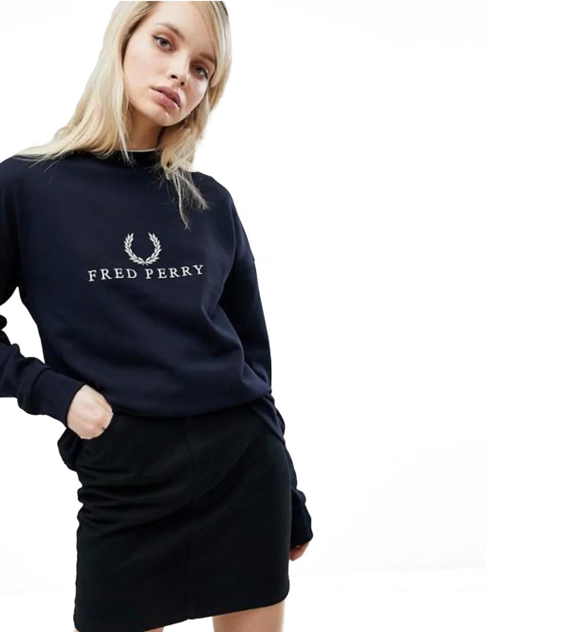 Fred Perry Sweatshirt (Navy Blue)