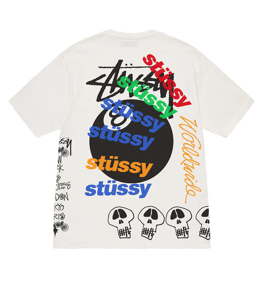 Stussy Test Strike Pigment Dyed Tee (White)