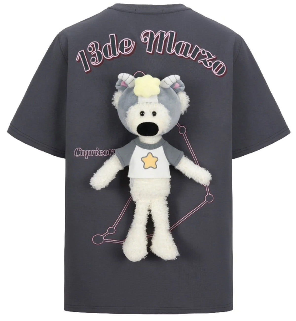 13DE MARZO Constellation Series T-Shirt Capricorn