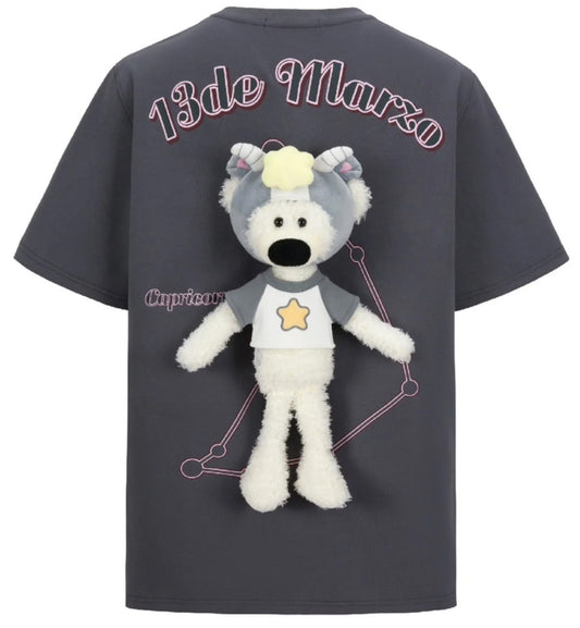 13DE MARZO Constellation Series T-Shirt Capricorn