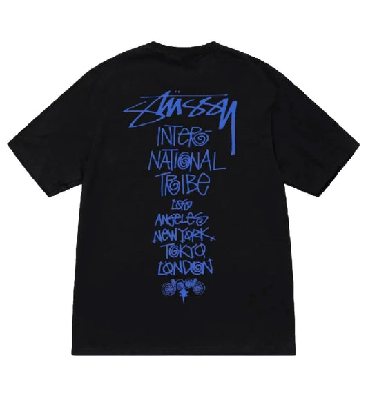 Stussy Tribe Stack Tee (Black)