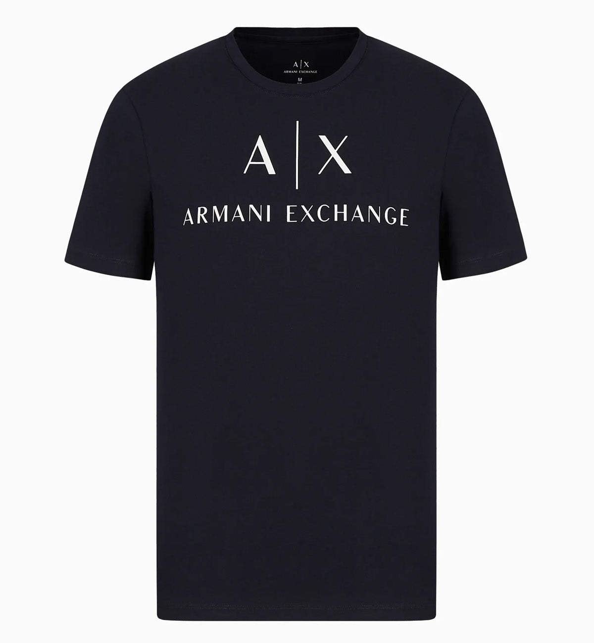 Armani Exchange Slim Fit Center Logo Tee (Black)