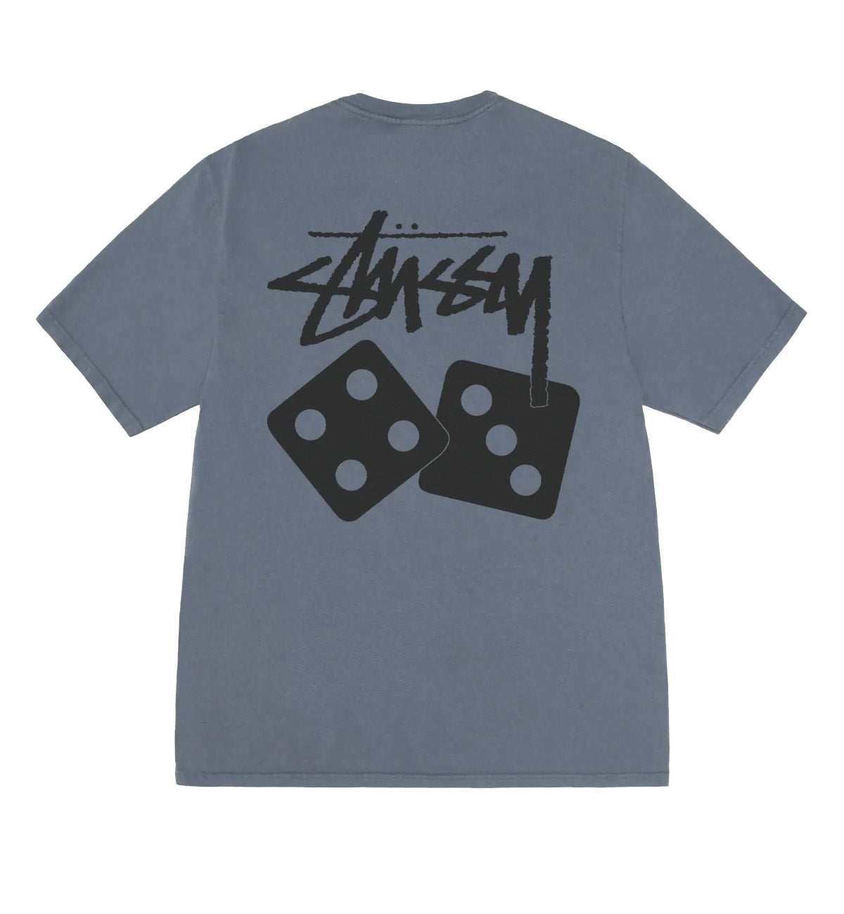 Stussy Dice Pig Dyed Tee (Navy)