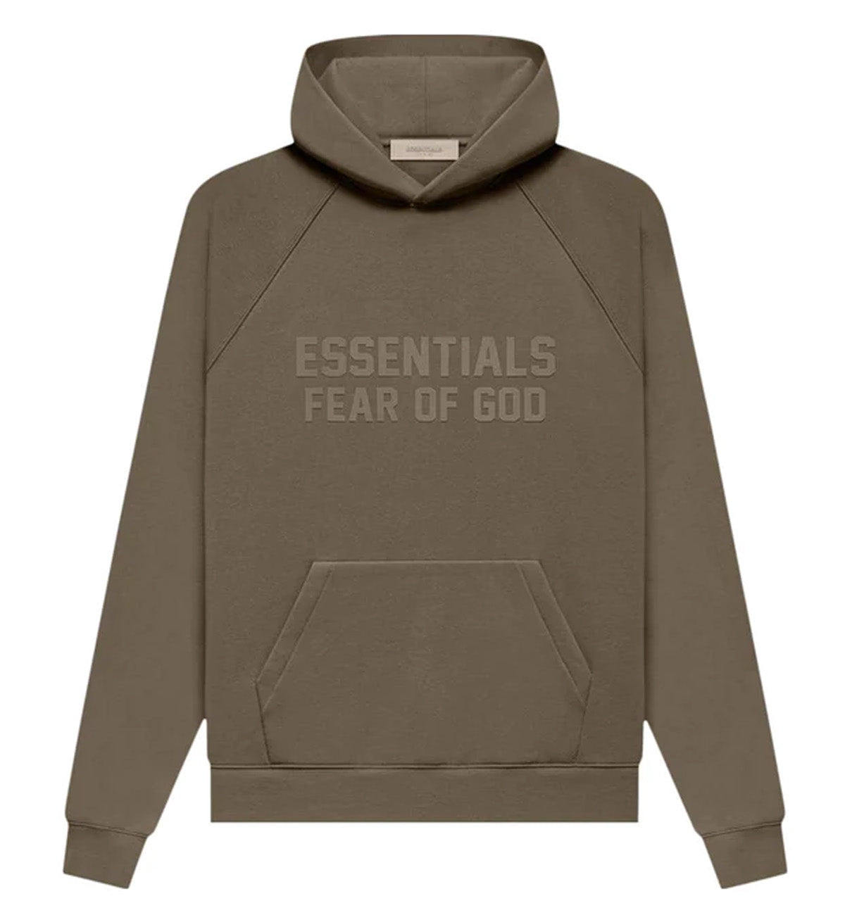 Fear of God Essential FW22 Logo Hoodie Wood