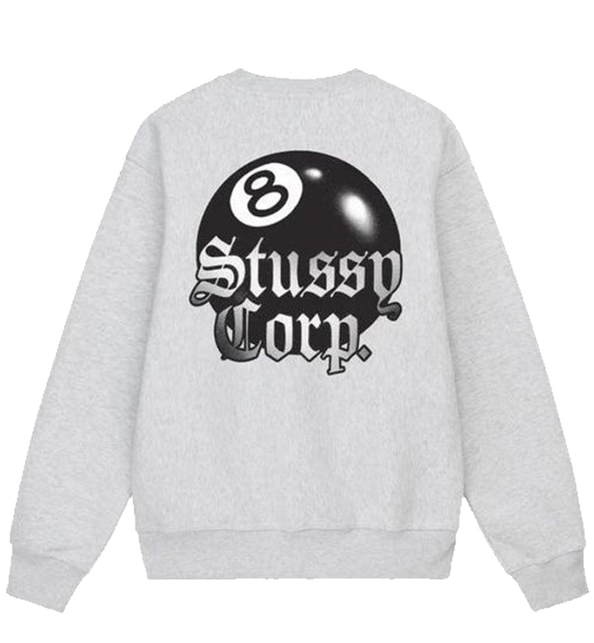 Stussy 8 Ball Corp Sweatshirt (White)