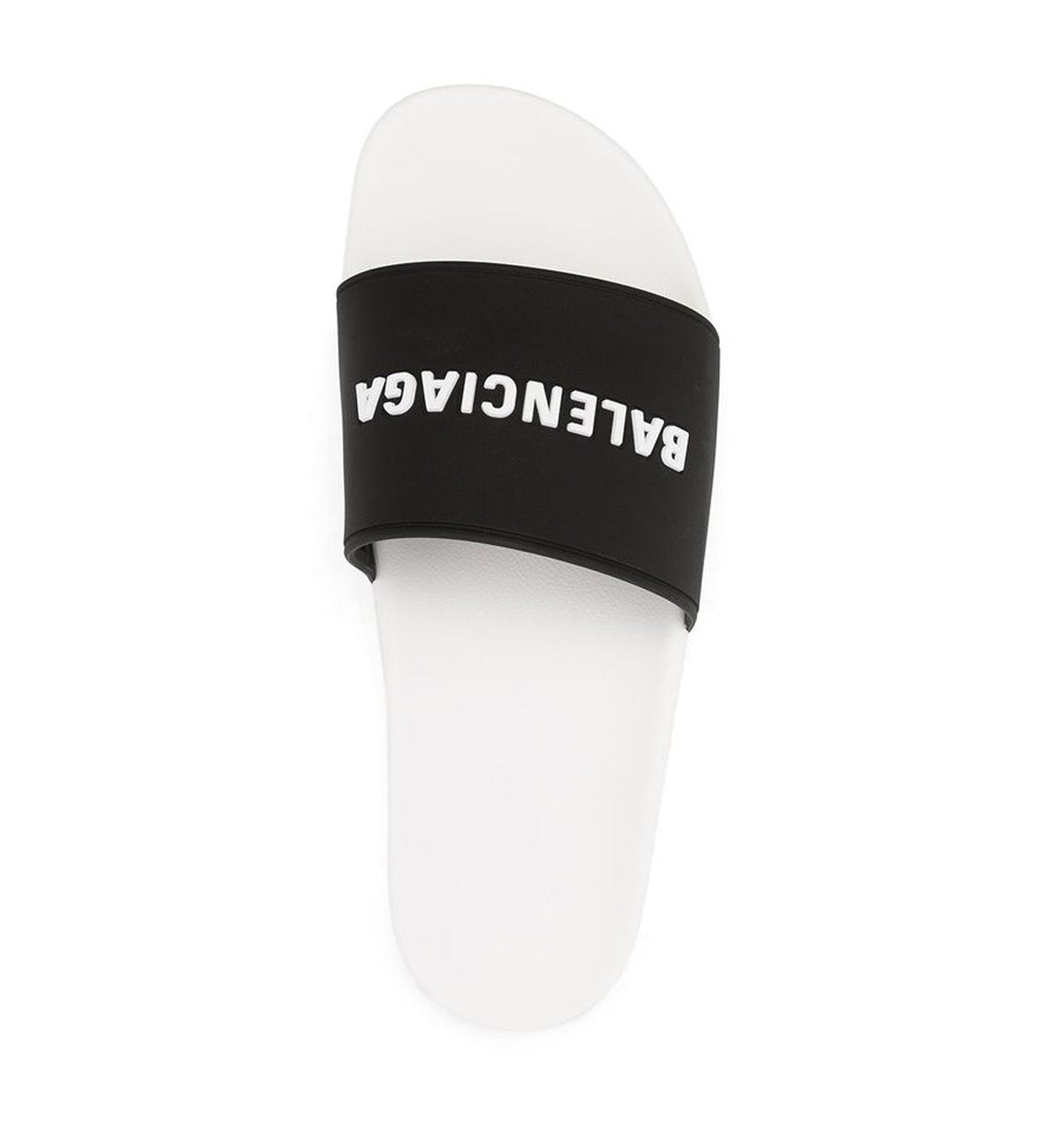 Balenciaga Pool Slides (Black White Mix)