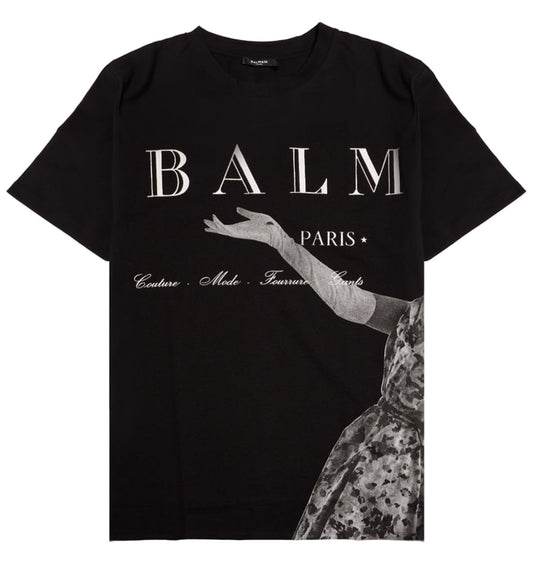 Balmain Jolie Madame T-Shirt (Black)