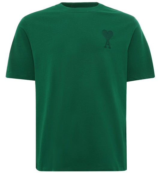 Ami de Coeur Embroidered Heart T-shirt (Green)