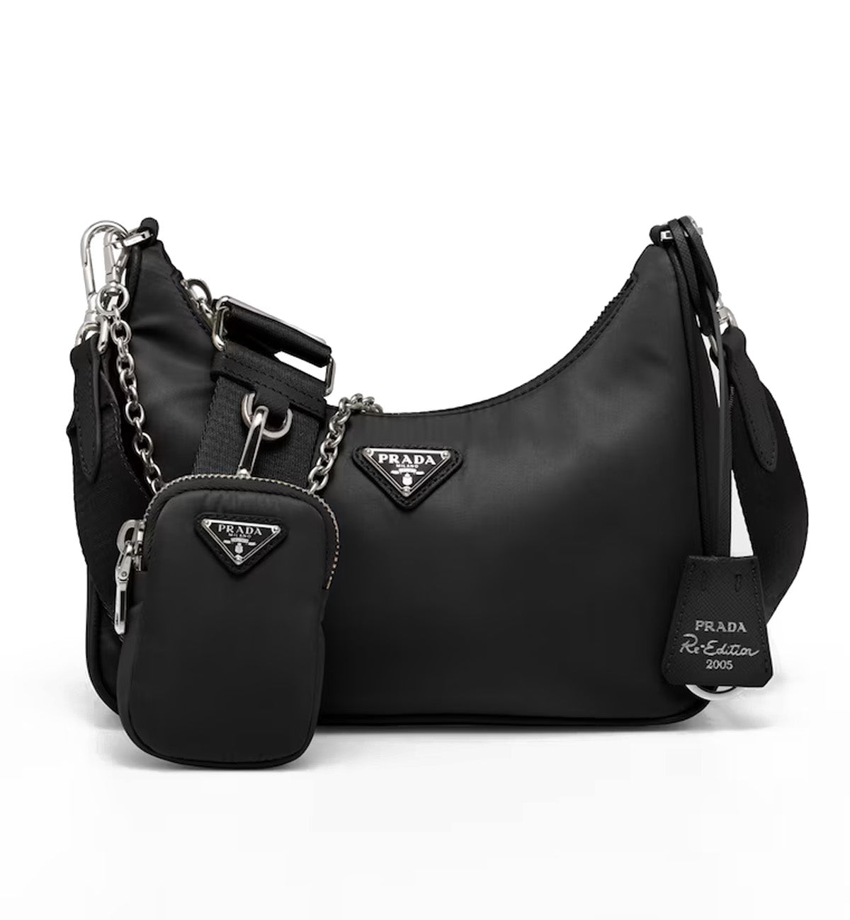 Prada Re-Edition 2005 Re-Nylon Bag (Black) - Main Image