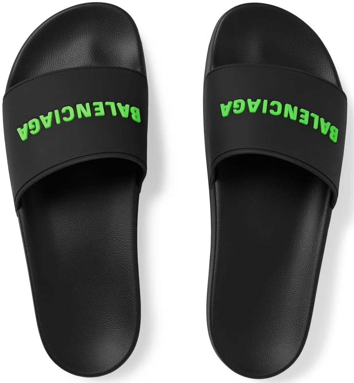 Balenciaga Pool Slides (Black Green)