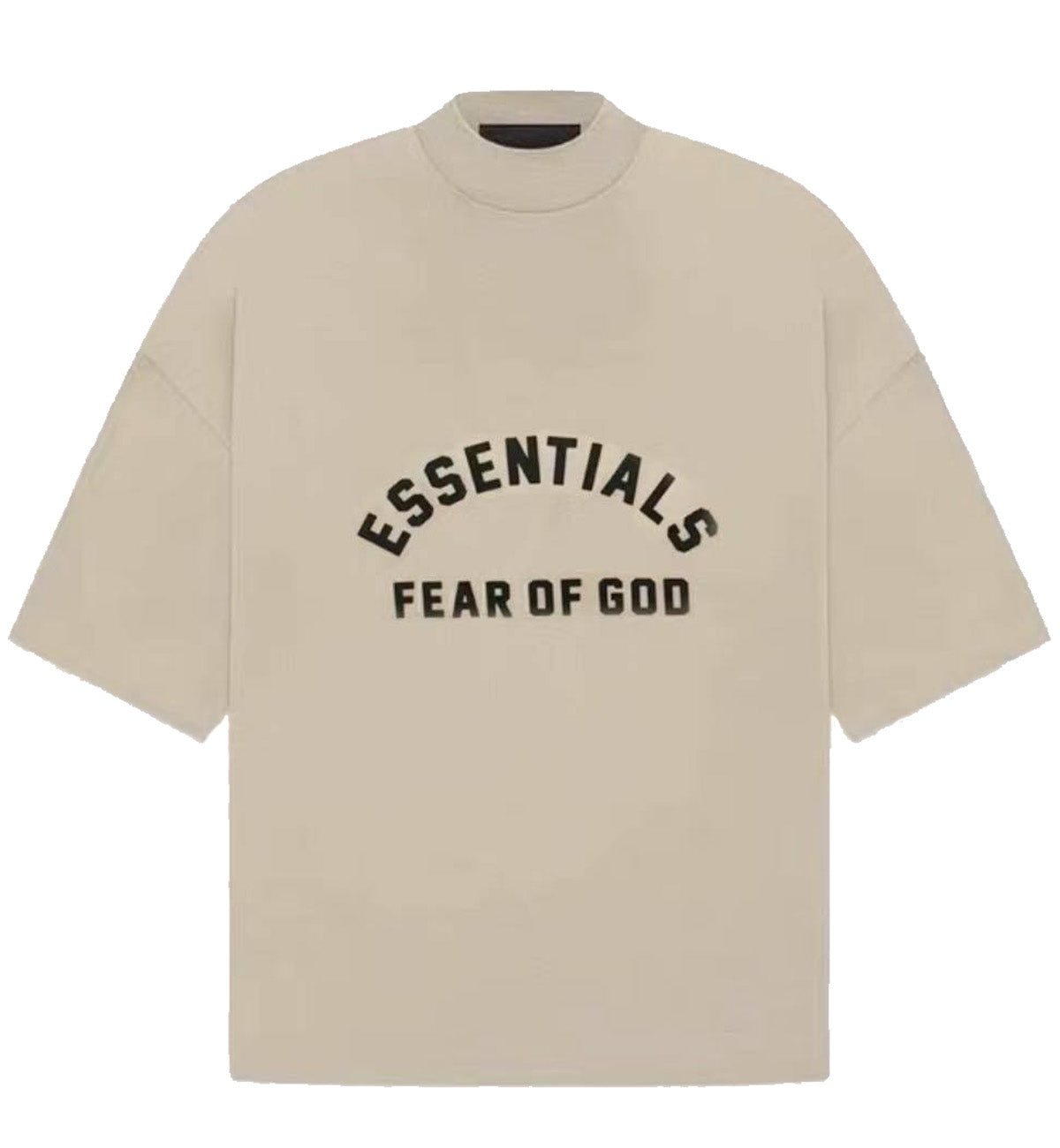 Fear of God Essentials SS23 Bonded Logo Dubai Exclusive (Black Dusty Beige)