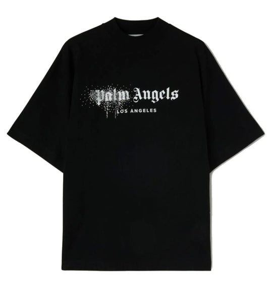 Palm Angels Ladies Water Crystal Tee (Black)