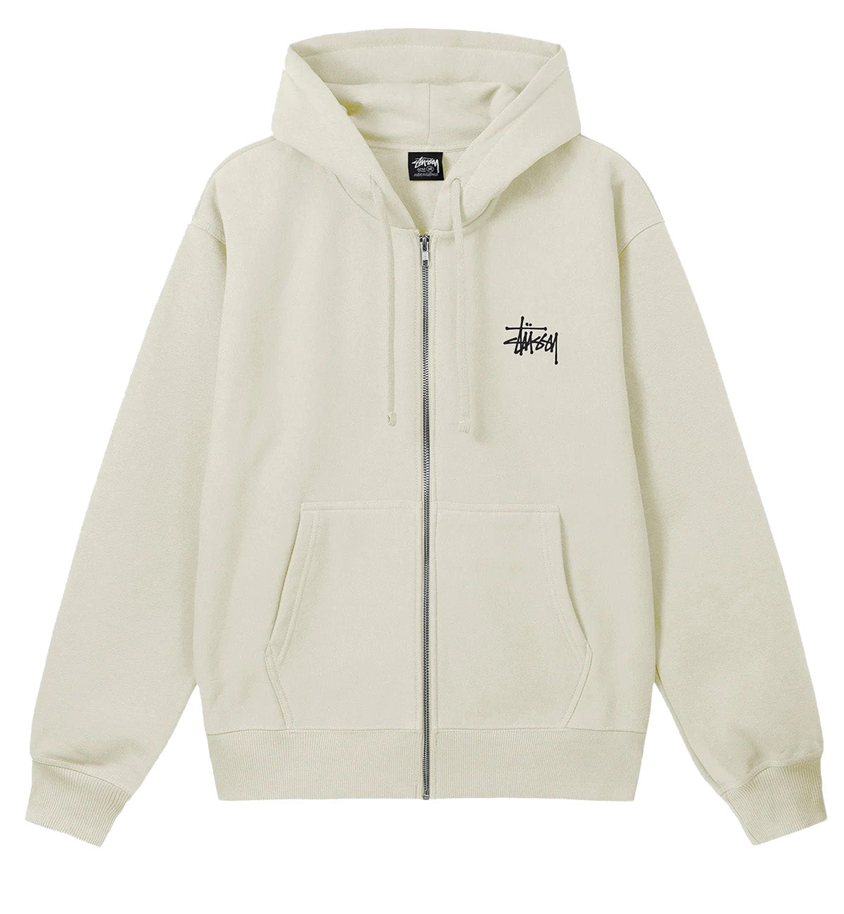 Stussy Basic Zip Hoodie Stone The Factory KL