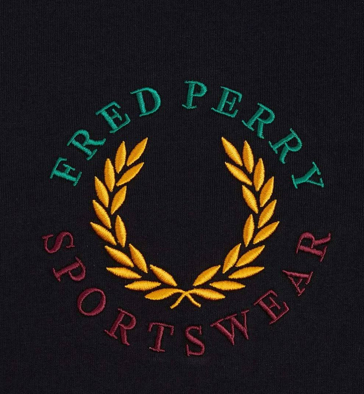 Fred Perry Archive Embroidery T-Shirt (Black)