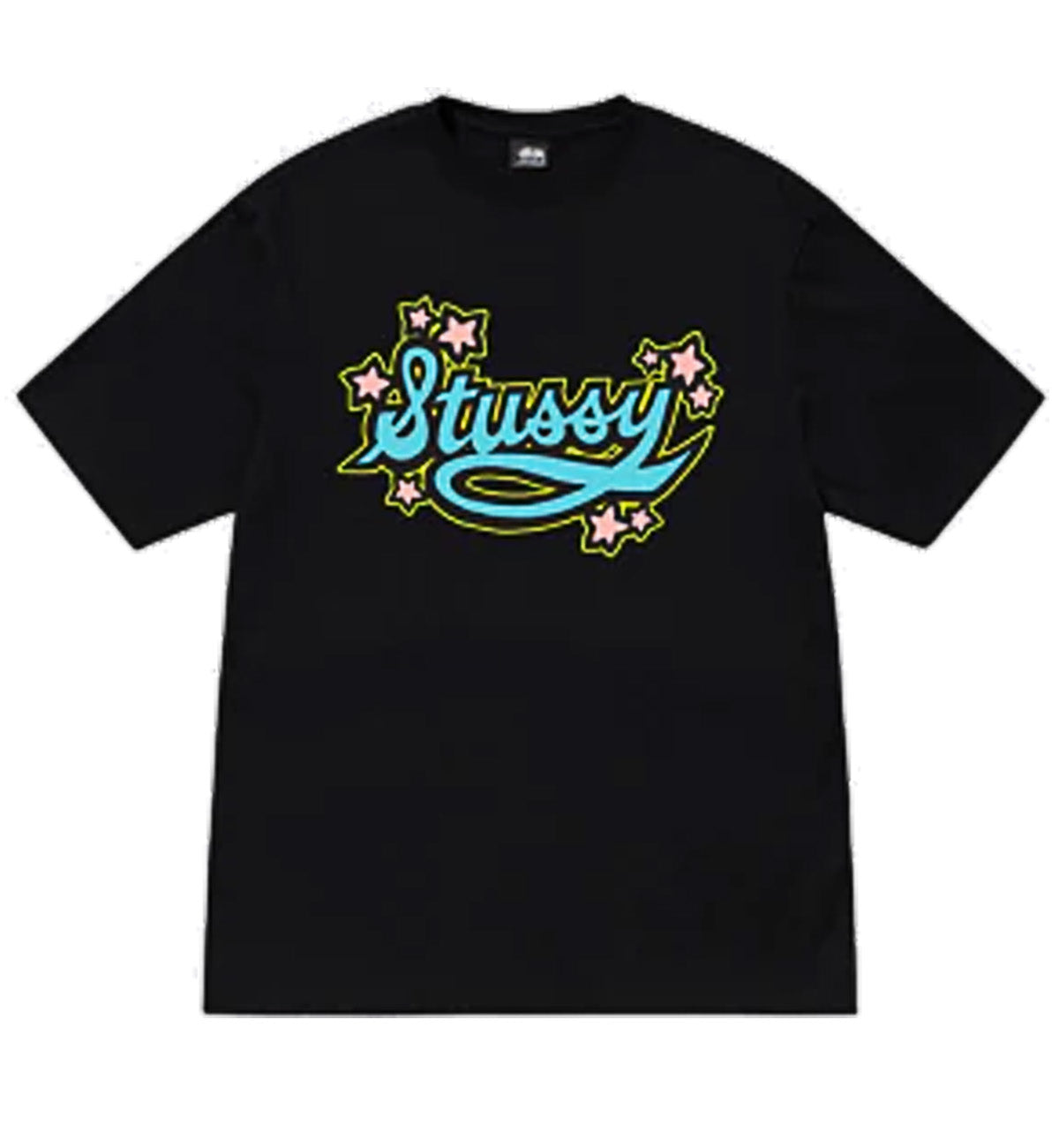 Stussy Star Script Tee (Black)