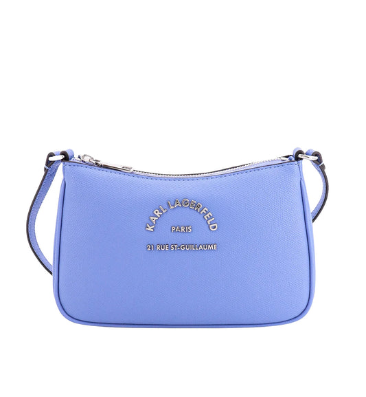 Karl Lagerfeld Logo Plaque Crossbody Bag Blue