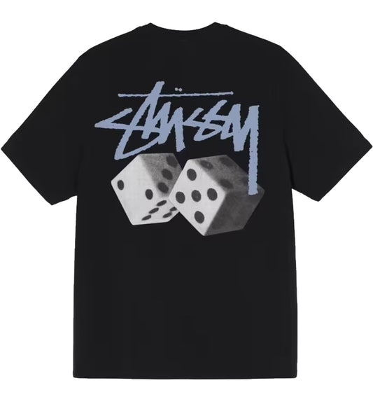 Stussy Solid Dice Tee (Black)