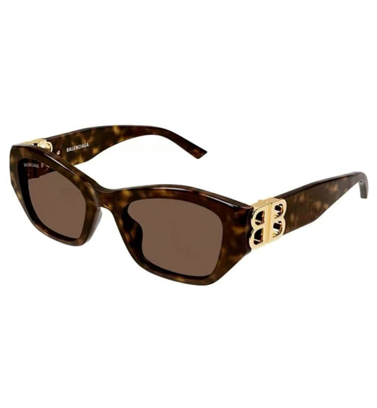 Balenciaga BB0311SK Sunglasses (Havana Brown)