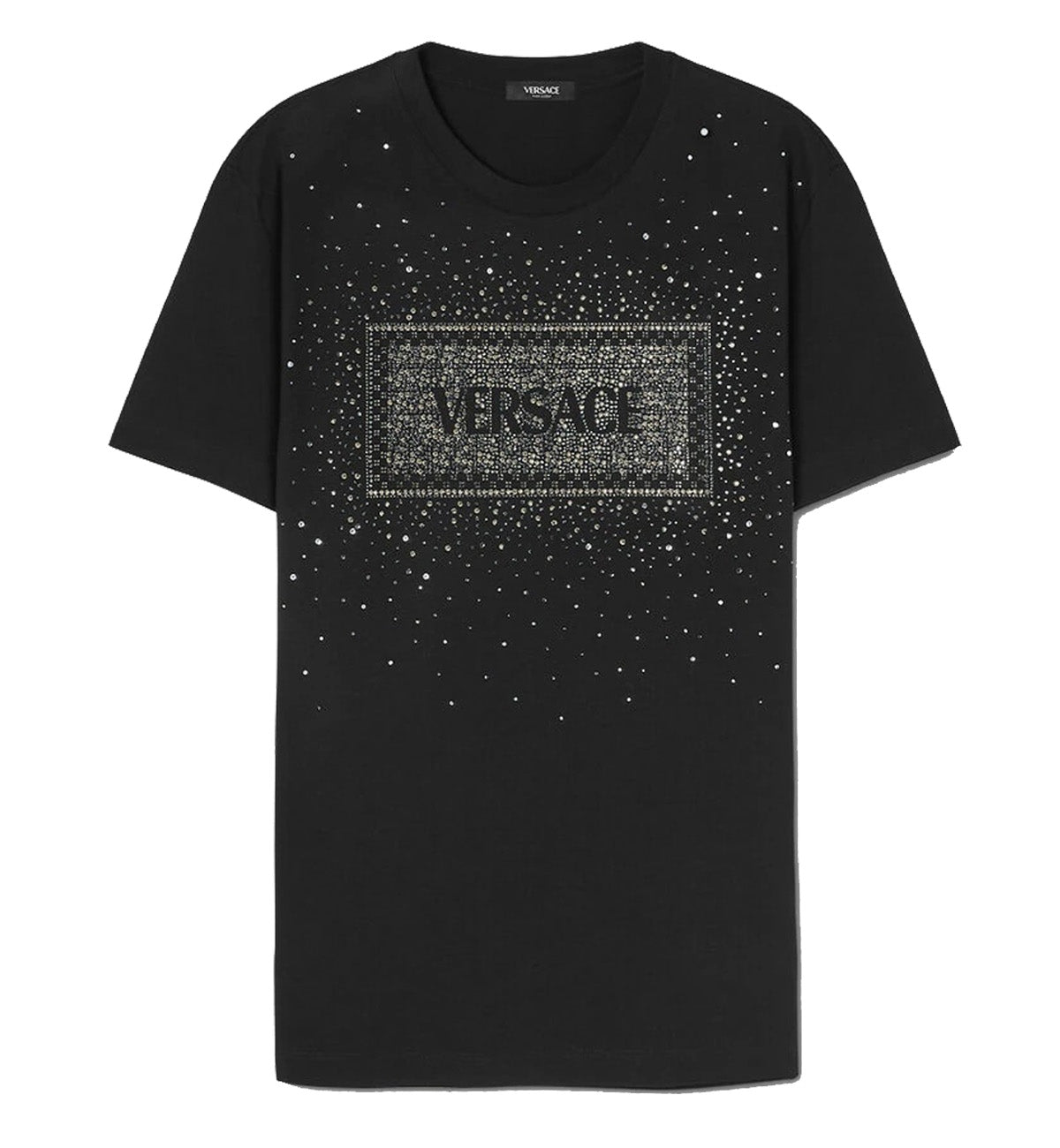 Versace Crystal '90s Vintage Logo T-Shirt (Black)