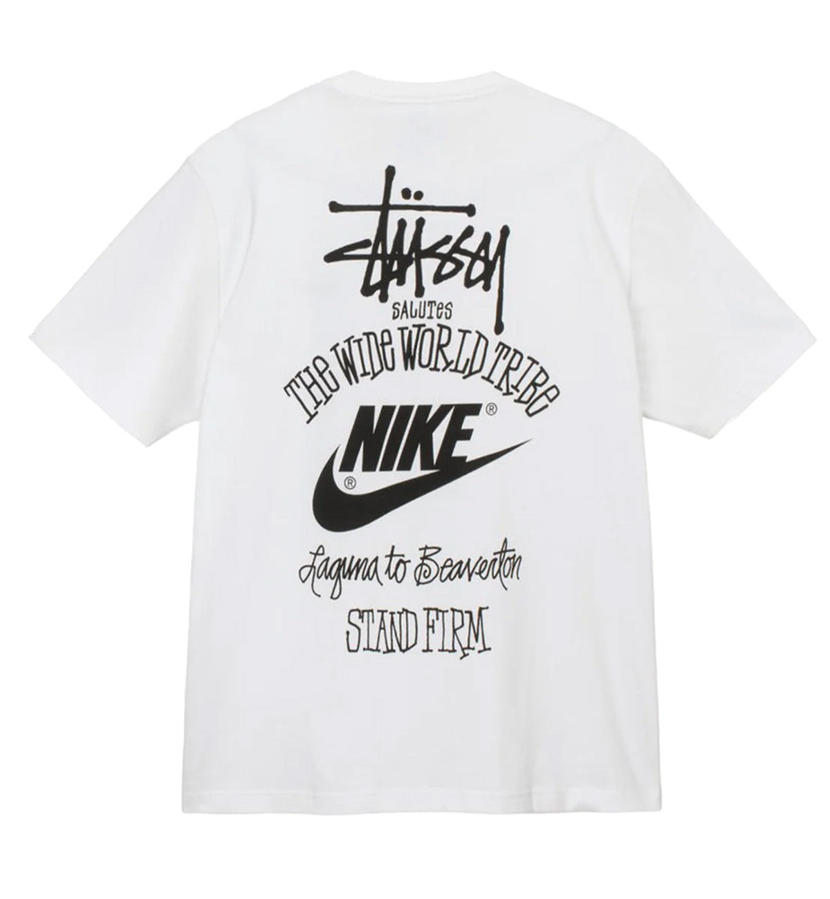 Stussy x Nike The Wide World Tribe Tee (White)