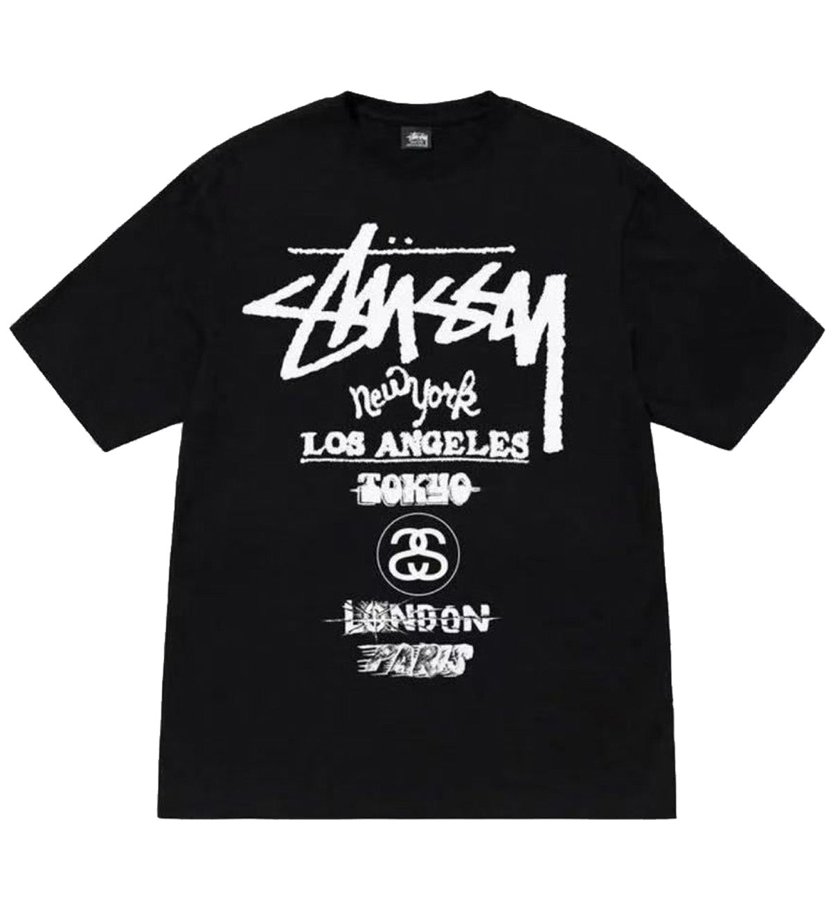 Stussy Bold World Tour Tee (Black)