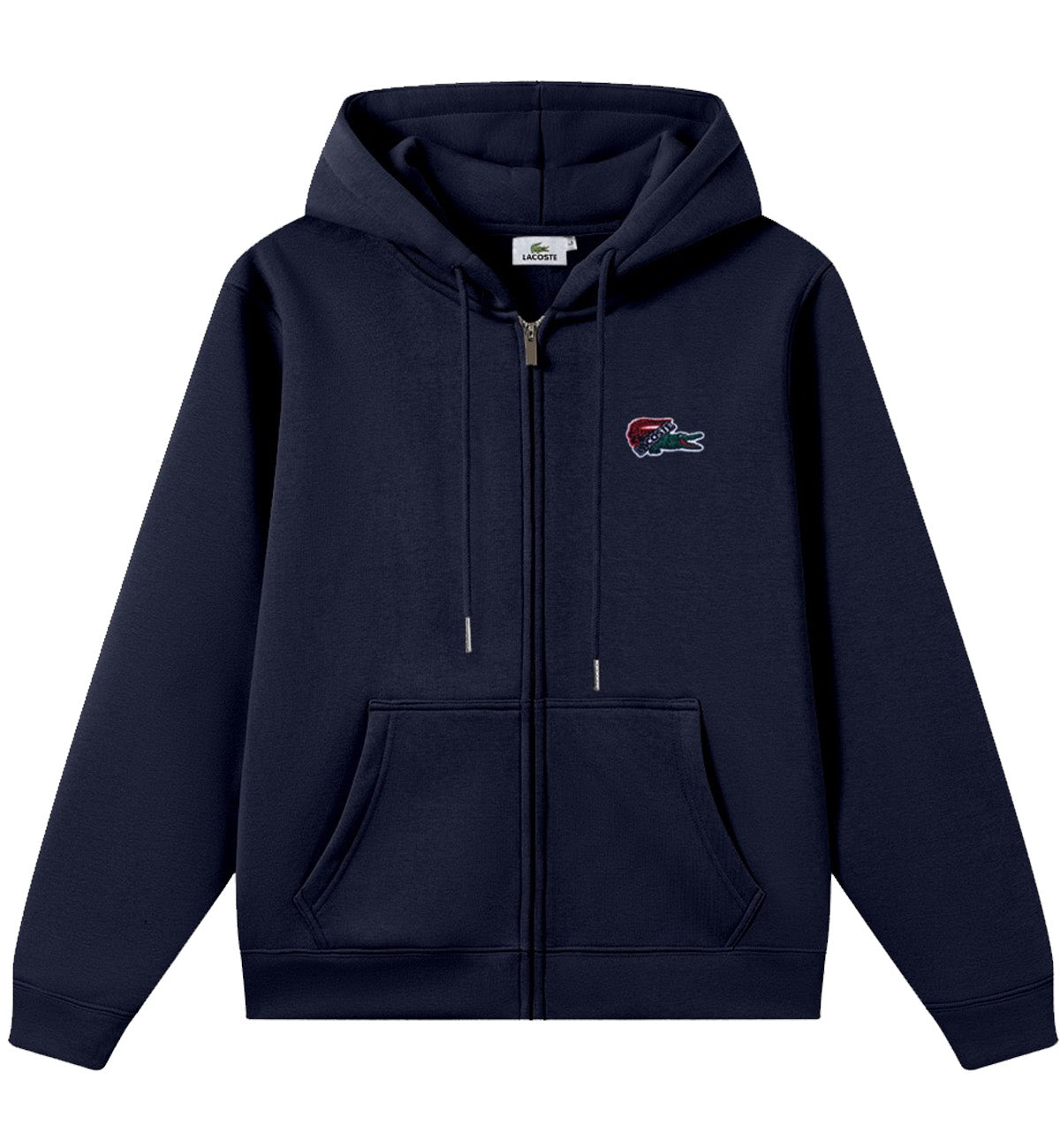 Lacoste Zipped Hoodie (Navy)