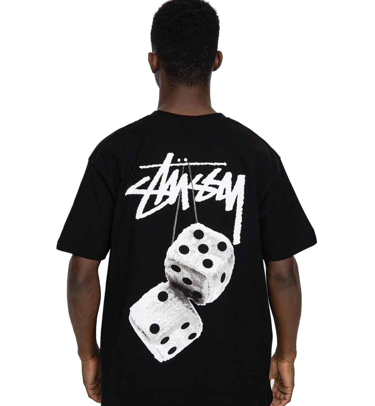 Stussy Fuzzy Dice Tee (Black)
