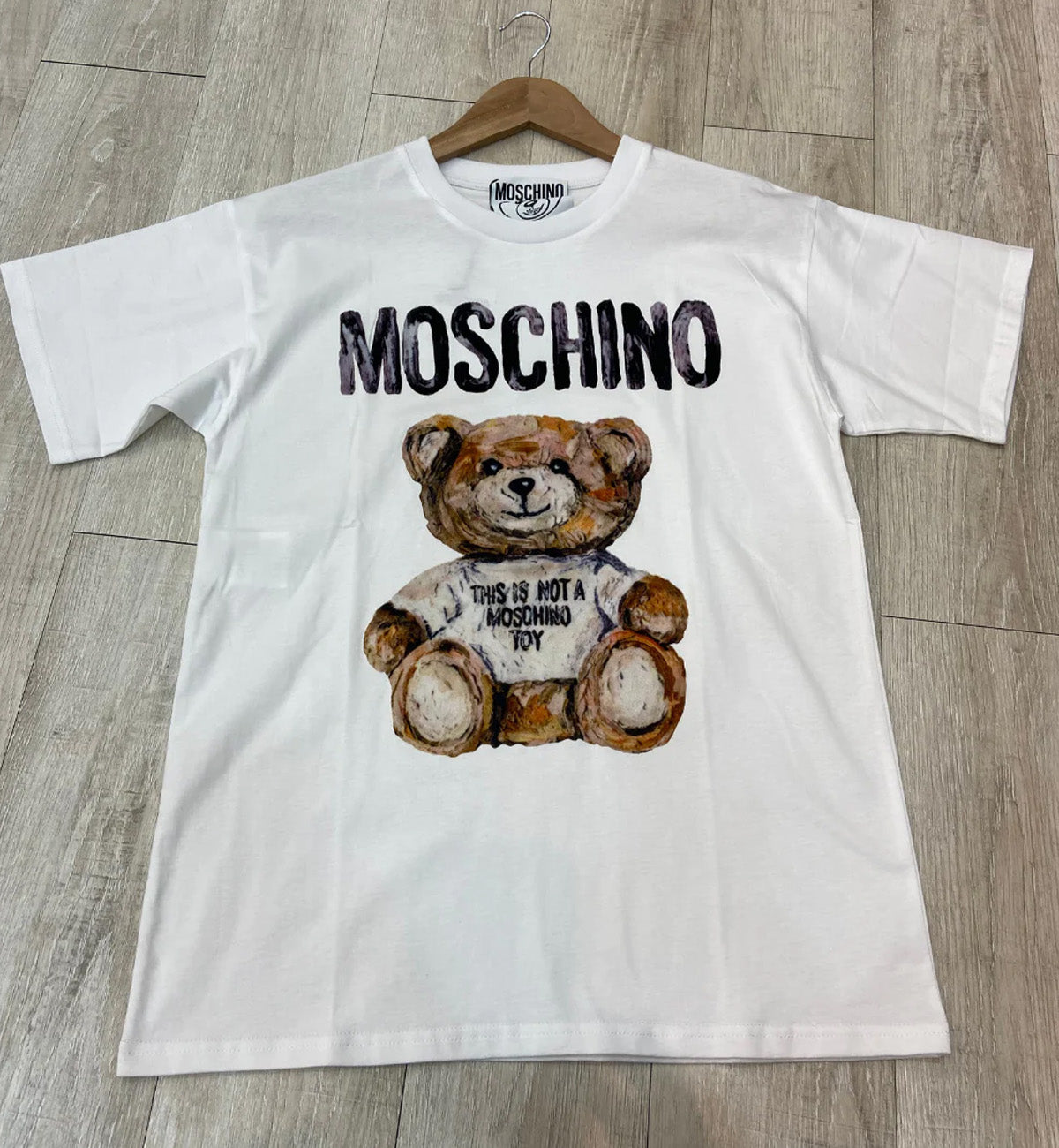 White Moshino 2024 This is not a toy T-shirt NWT