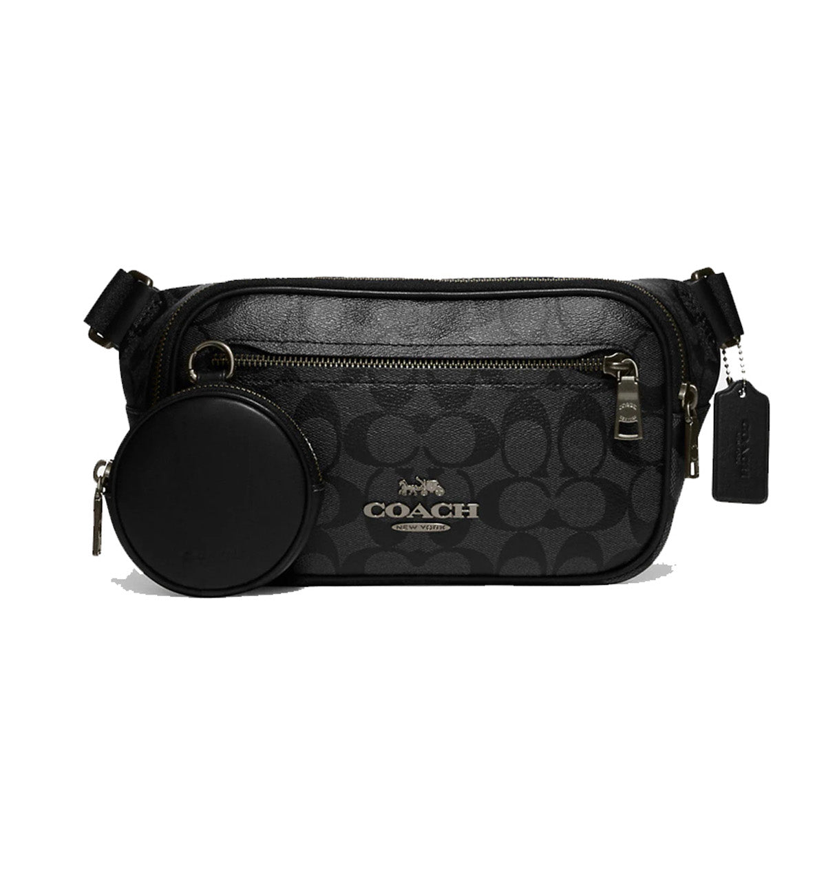 Coach belt bag on sale black