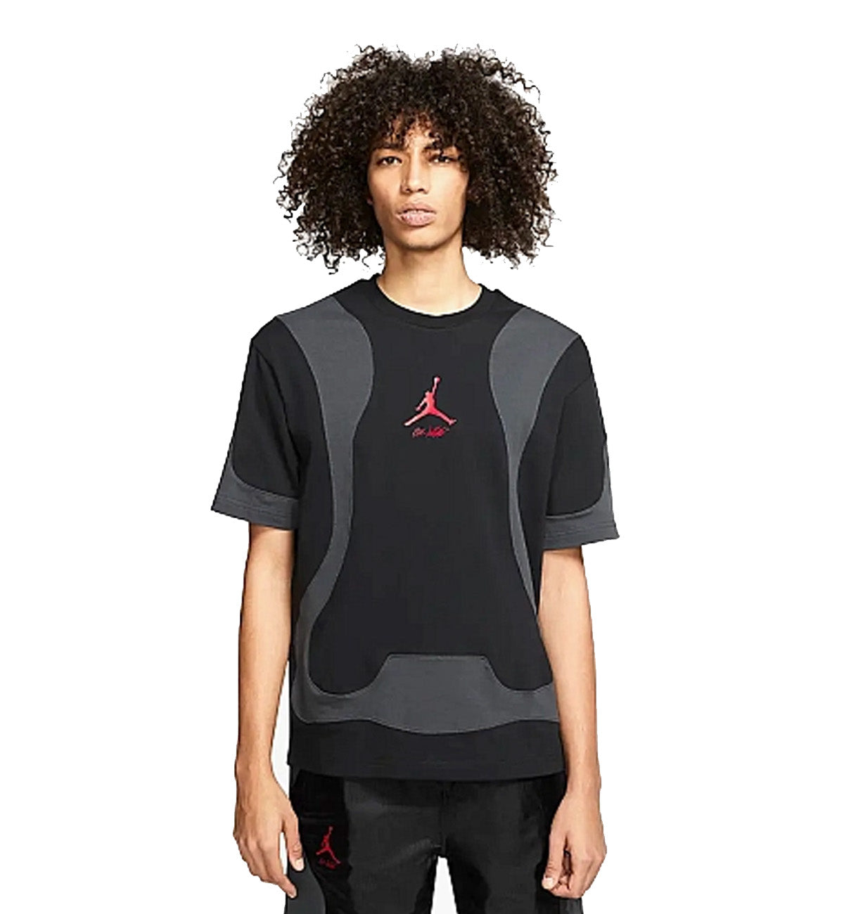 Black and grey jordan shirt online