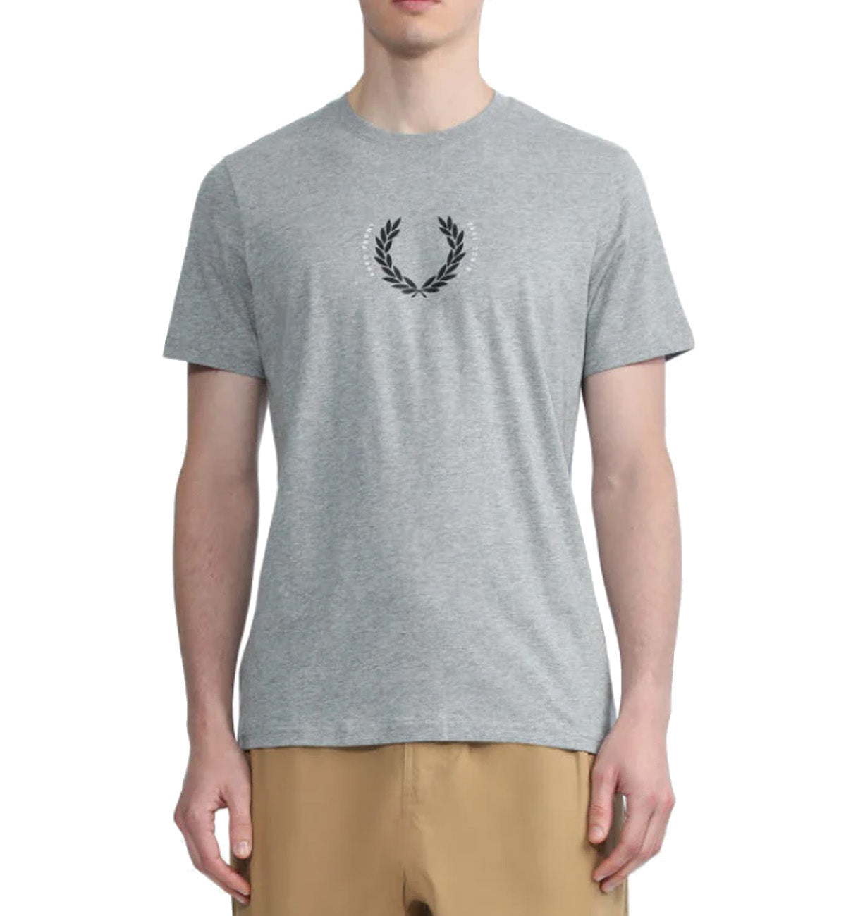 Fred Perry Laurel Wreath T-Shirt (Grey)