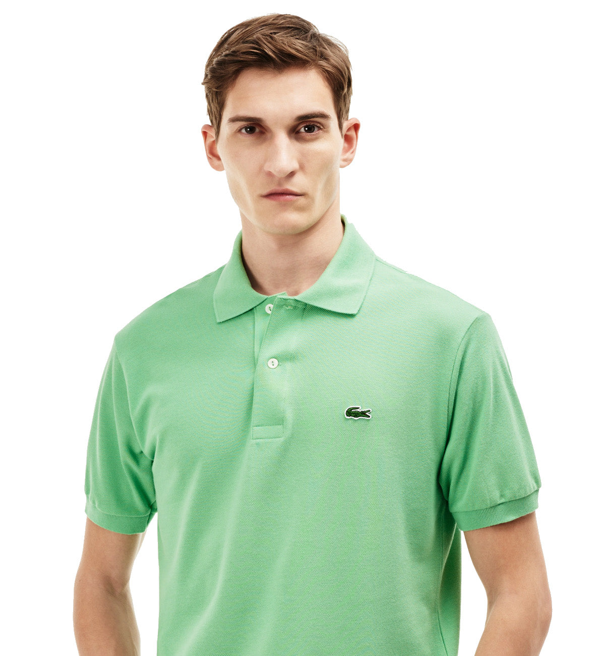Lacoste Classic Fit Cotton Polo Shirt (Lime Green)