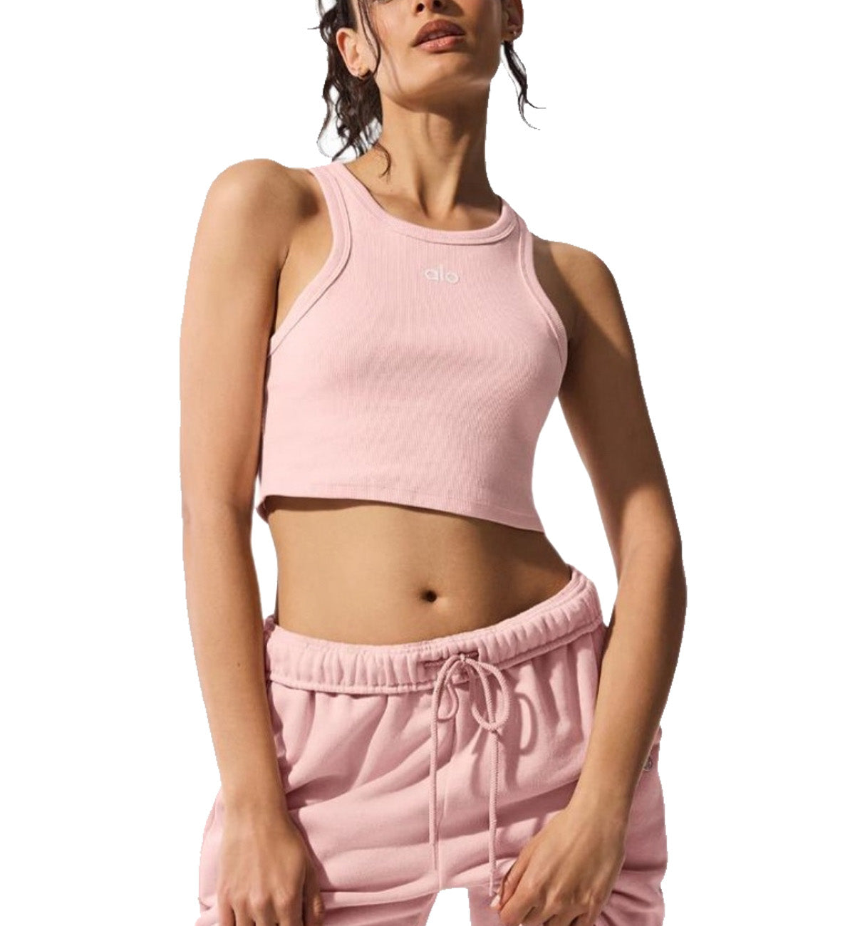 新品　alo yogaトップ Jisoo ピンク　タンクトップ　正規品　ジス 新品 日本未発売] alo yogaトップ ピンク タンクトップ 正規品 ジス